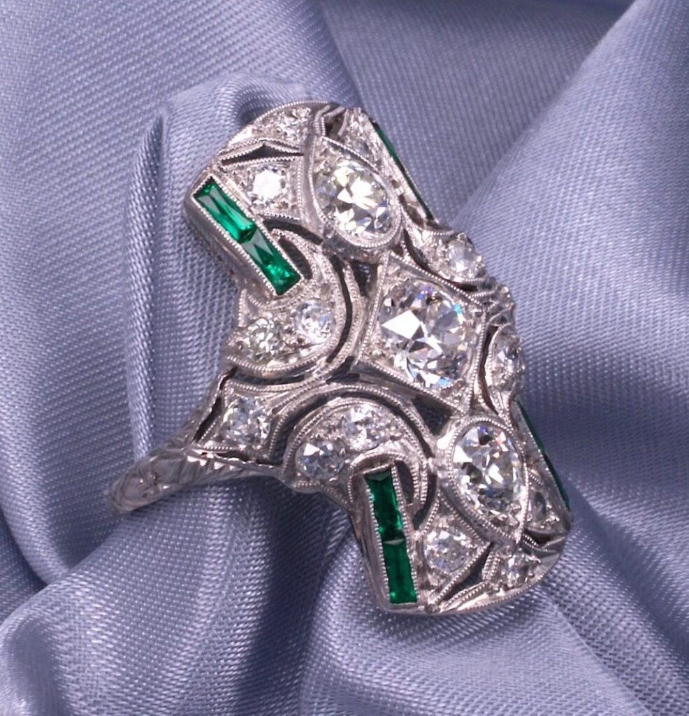 Art Deco Diamond Ring San Diego