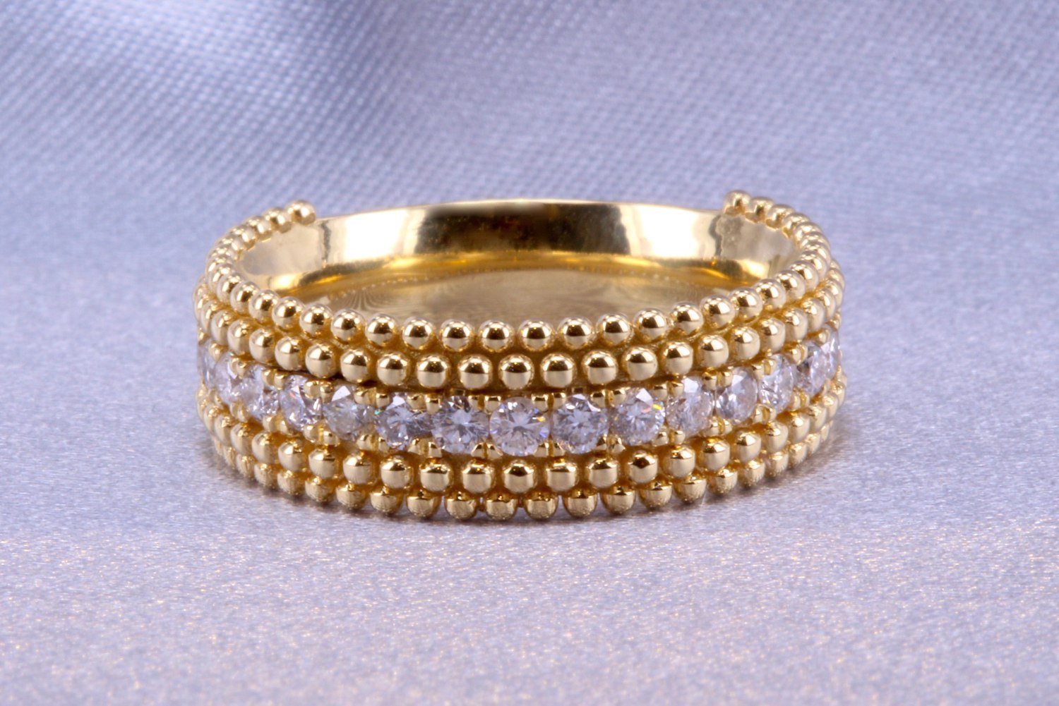 Custom Ring with Granulation by Carl Blackburn