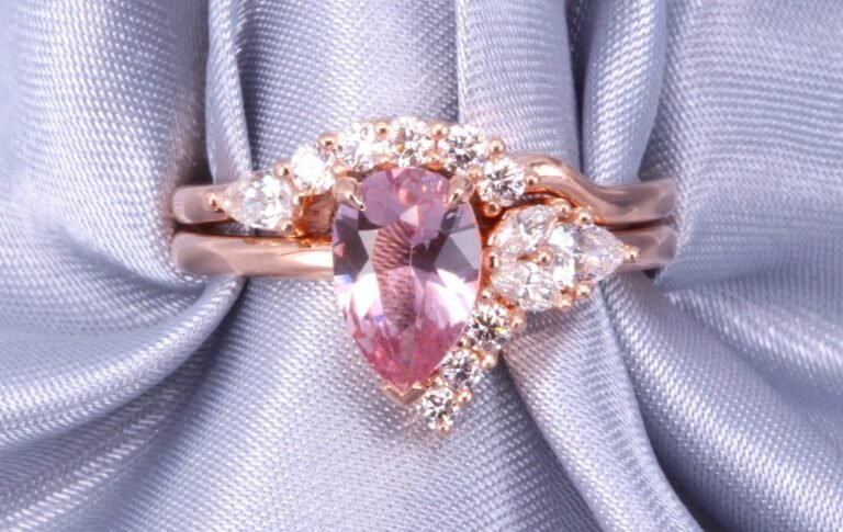 Morganite Diamond Engagement Ring