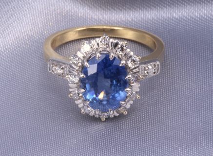 Halo Engagement Ring, San Diego