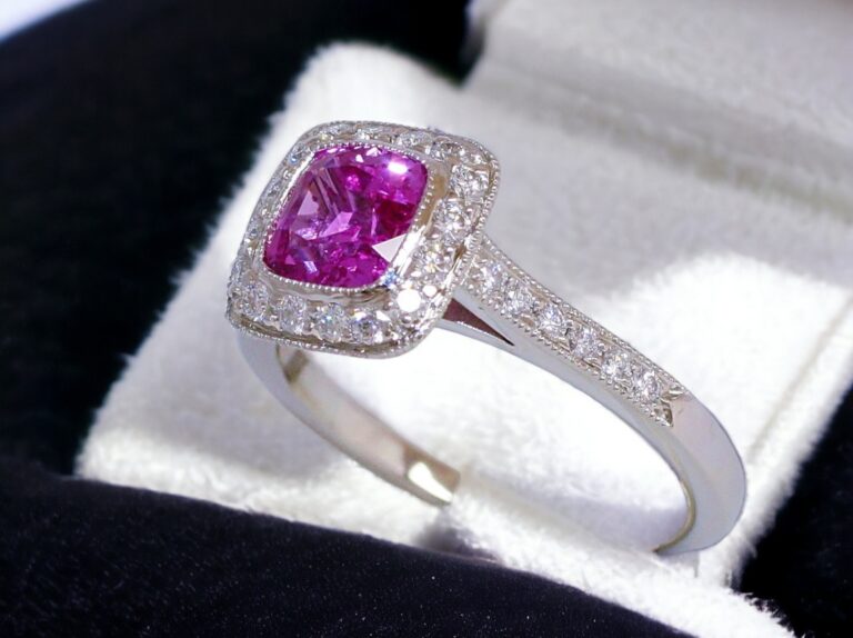 Custom Sapphire Engagement Ring