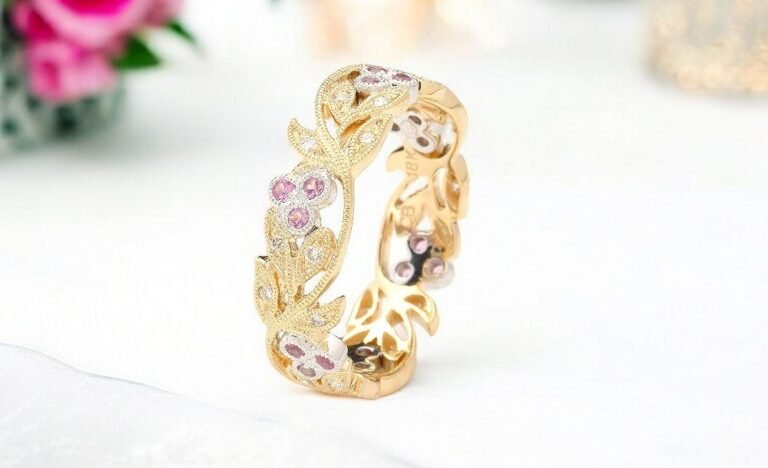 Carl Blackburn Vine Engagement Ring