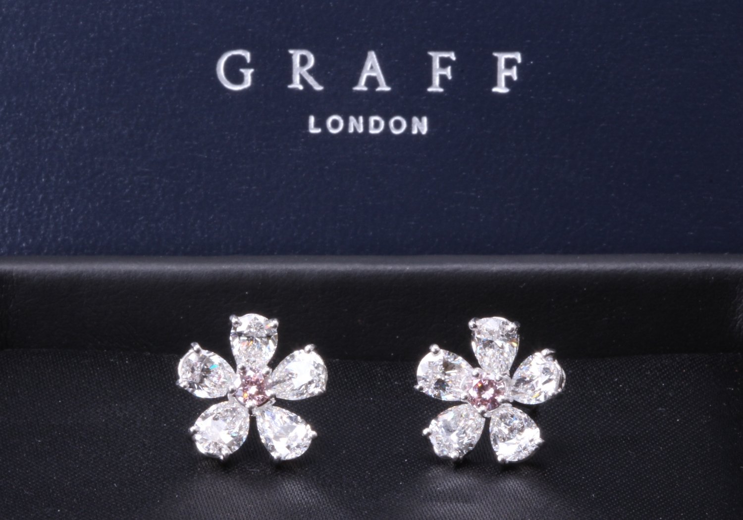 Graff Pink Diamond Wild Flower Earrings