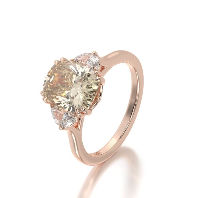 Carl Blackburn Champagne Diamond Ring, San Diego