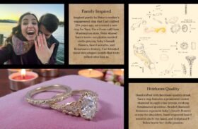 Custom Engagement Ring - Wedding Band, La Jolla CA