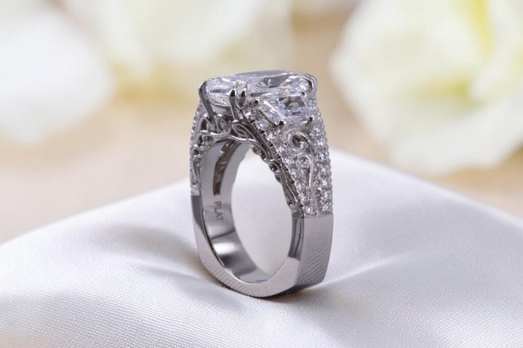 Vintage Inspired Engagement Ring - San Diego CA