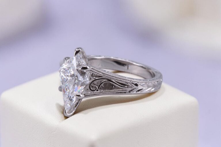 Custom Engagement Ring by Carl Blackburn, San Diego