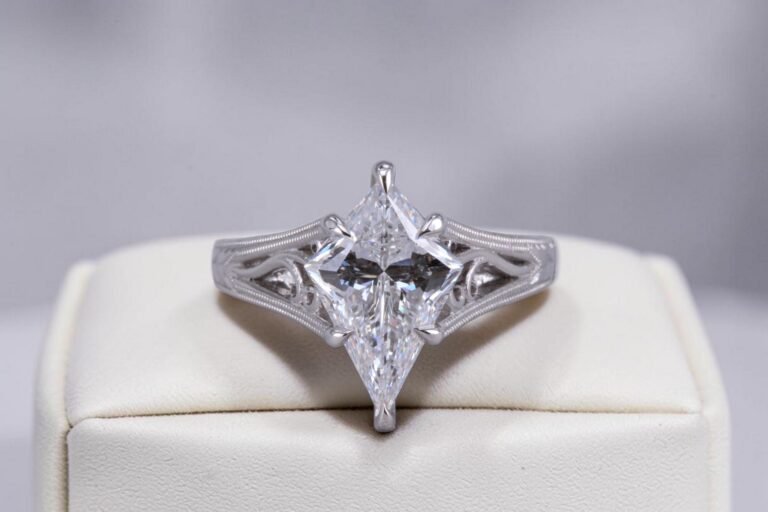 Custom Engagement Ring by Carl Blackburn, La Jolla