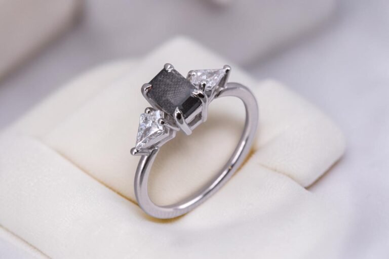 Gray Diamond Ring