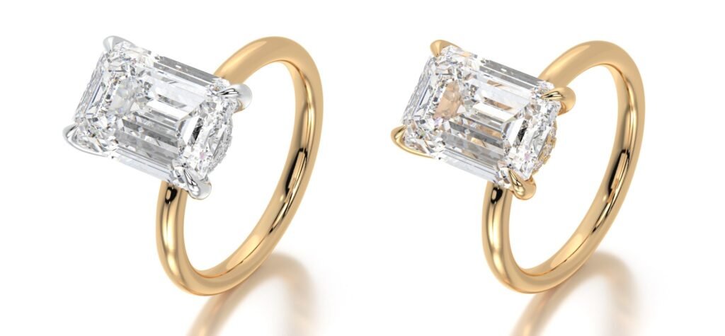 Multi-color Engagement Ring
