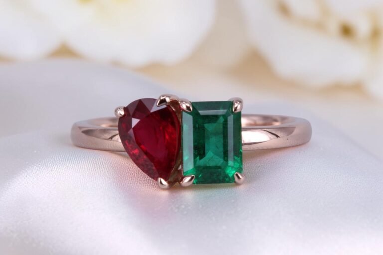 Two-Stone Custom Ring by Carl Blackburn