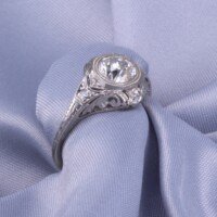 Antique Die Cut Diamond Ring La Jolla Estate Jewelers