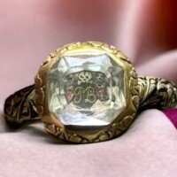 Antique Memento Mori Ring La Jolla Estate Jewelers