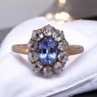 Antique Sapphire Wedding Ring La Jolla Estate Jewelers