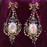 Antique Victorian Earrings La Jolla Estate Jewelers
