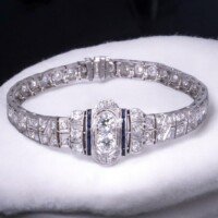 Art Deco Diamond Bracelet La Jolla Estate Jewelers