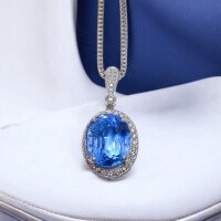 Ceylon Sapphire Pendant San Diego Estate Jewelry Buyers