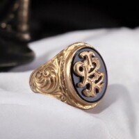 Men's Antique Signet Ring San Diego Estate Jewelry Buyers