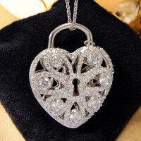 Tiffany Lock Heart Pendant San Diego Jewelry Buyers