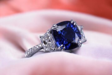 Designer Sapphire Engagement Ring